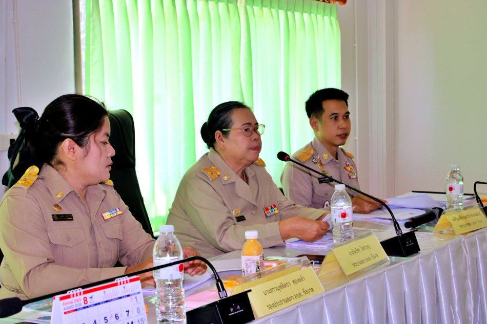 การประชุมสภาองค์การบริหารส่วนตำบลวังบาล สมัยวิสามัญ สมัยที่ 1/2569 ครั้งที่ 1