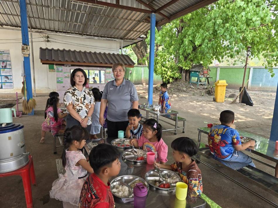 สุ่มตรวจอาหารกลางวันเด็กนักเรียน ประจำเดือนเมษายน พ.ศ.2569 ของศูนย์พัฒนาเด็กเล็ก อบต.วังบาล