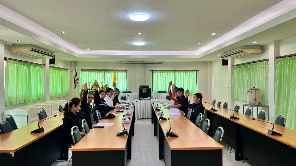 ประชุมคณะอนุกรรมการให้ความช่วยเหลือผู้ประสบภัยพิบัติระดับตำบล (อ.ช.ภ.ต.) ครั้งที่ 1/2569 ณ ห้องประชุมองค์การบริหารส่วนตำบลวังบาล