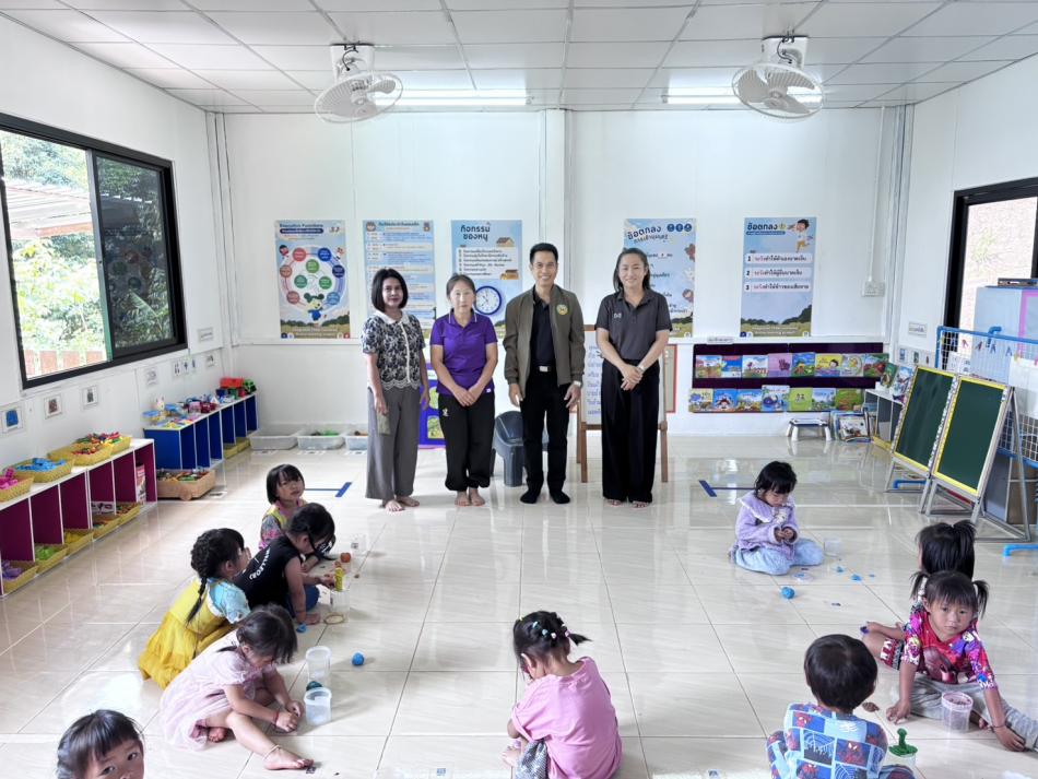  นิเทศการจัดประสบการณ์การเรียนรู้ ณ ศูนย์พัฒนาเด็กเล็กบ้านทับเบิก
