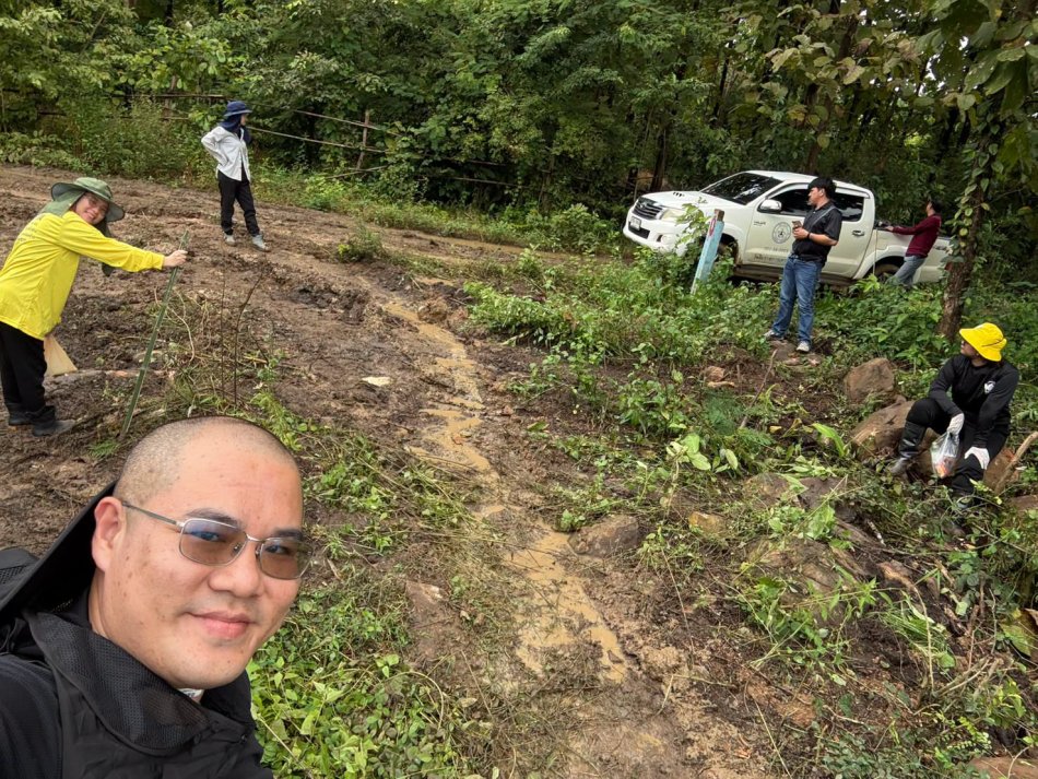 อบต.วังบาล ลงพื้นที่สำรวจบริเวณบ่อขยะในพื้นที่ตำบลวังบาล
