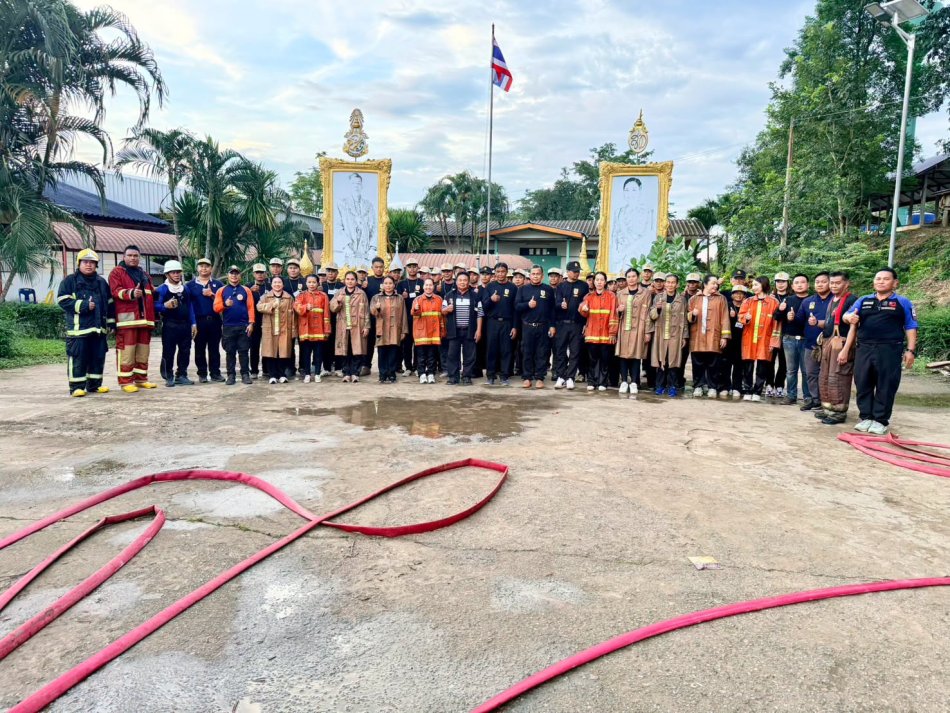  อบต.วังบาล สนับสนุนรถบรรทุกน้ำดับเพลิง การฝึก อปพร. (จัดตั้ง) ประจำปี 2569 ของอบต.นาซำ